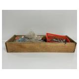 Various Nails, Screws, Brads, Carriage Bolts