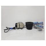 Hailea ACO-328 Piston Compressor & Air Stones (3)