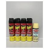 Raid Ant & Roach (4) & Spray Paint Yellow