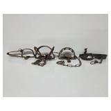 Large Steel Jaw / Leg-hold Traps (4)