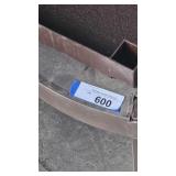 Brown 2 Tier Corner Shelf