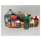 Engine Oil, Brake Fluid,Transmission Fluid, Rain X