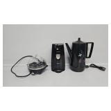 Bella Can Opener, West Bend Electric Tea Kettle,