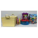 Basket, Lego( Not Full), Mega Blocks, Paw Patrol