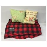 Bauer Down Eddie Bauer Buffalo Plaid Blanket,