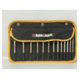 Black & Decker 13 pc Spade wood drill bit set