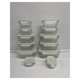 24 PC Glasslock Oven Safe Dishes