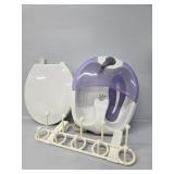 Waterpik Foot Bath, Toilet Seat, Plastic Hanger
