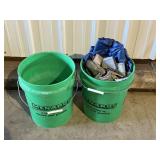 Buckets(2) Tarps