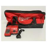 Milwaukee Bag w/ Battery Charge