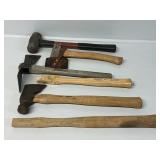 Sledgehammer, Hatchet, Wooden Handle