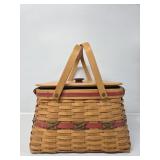 Signed Longaberger Century Christmas Basket with