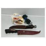 Eagle Claw Knife, Disposable Gloves