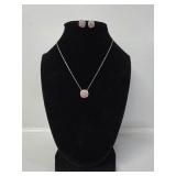 .925 Necklace and Earring Set