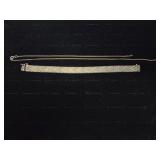 .925 Italian Sterling Silver Bracelet, Silver