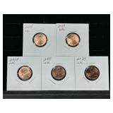 (5) 2025 UNC Last Year of Lincoln Penny