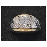 14K HGE Men's Ring