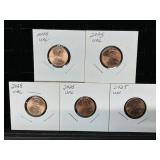 (5) 2025 UNC Last Year of the Lincoln Penny