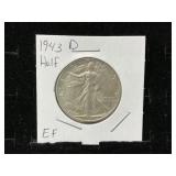 1943 D Standing Liberty Half Dollar