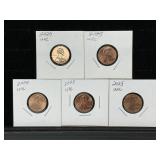 (5) 2025 UNC Last Year of Lincoln Penny