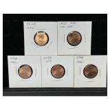 (5) 2025 UNC Last Year of the Lincoln Penny