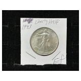 1943 Standing Liberty Half Dollar