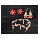 Vintage Christmas Costume Jewelry