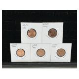 (5) 2025 UNC Last Year of the Lincoln Penny