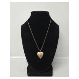 Black Hills Gold Heart Locket Necklace
