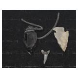 Arrowheads(2), Shark Tooth(1)