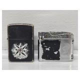 Marlboro Compass Zippo Lighter, Ronson Adonis
