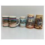 Miller High Life Steins (6)