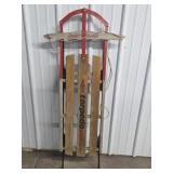 Torpedo Wooden and Metal Sled