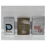 Zippo Company Lighters(3)