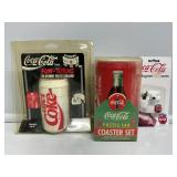 Coca-Cola Coaster Set, Puzzle & Magnets