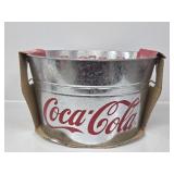Coca-Cola Party Tub with 12 Bottles of Coke