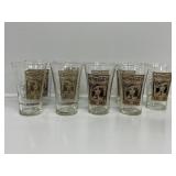 Coca-Cola Victorian Lady Drinking Glasses(9)