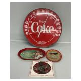 Coke Thermometer, Coca-Cola Suncatchers