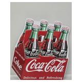 Coca-Cola Embossed Tin Sign