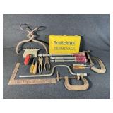 C-Clamps(2), Ratcheting Screwdriver