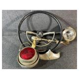Volkswagen Beetle Steerring Wheel & Spotlight