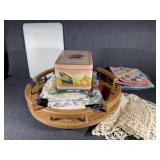 Wooden Lazy Susan, Pot holders, Cutting boards