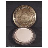 Gold Color Platter, Lazy Susans (2)