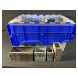 Tote Of Metal Electric Boxes