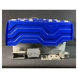 Tote Of Metal Electrical Boxes, Panels, Switch