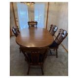 Dinning Room Table W/ Chairs (6)