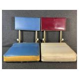Folding Stadium Seats(2) in a Plastic Tub