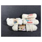 Assorted White Yarns
