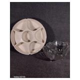 Tupperware Veggie Tray, Glass Dish
