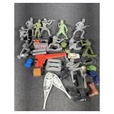 Plastic German Soliders, Hats, Boots